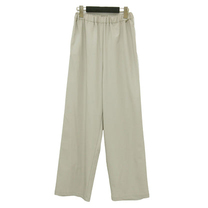 サイドライン ストレート パンツ / トラックパンツ ハイウエスト ウエストゴム ストレッチ