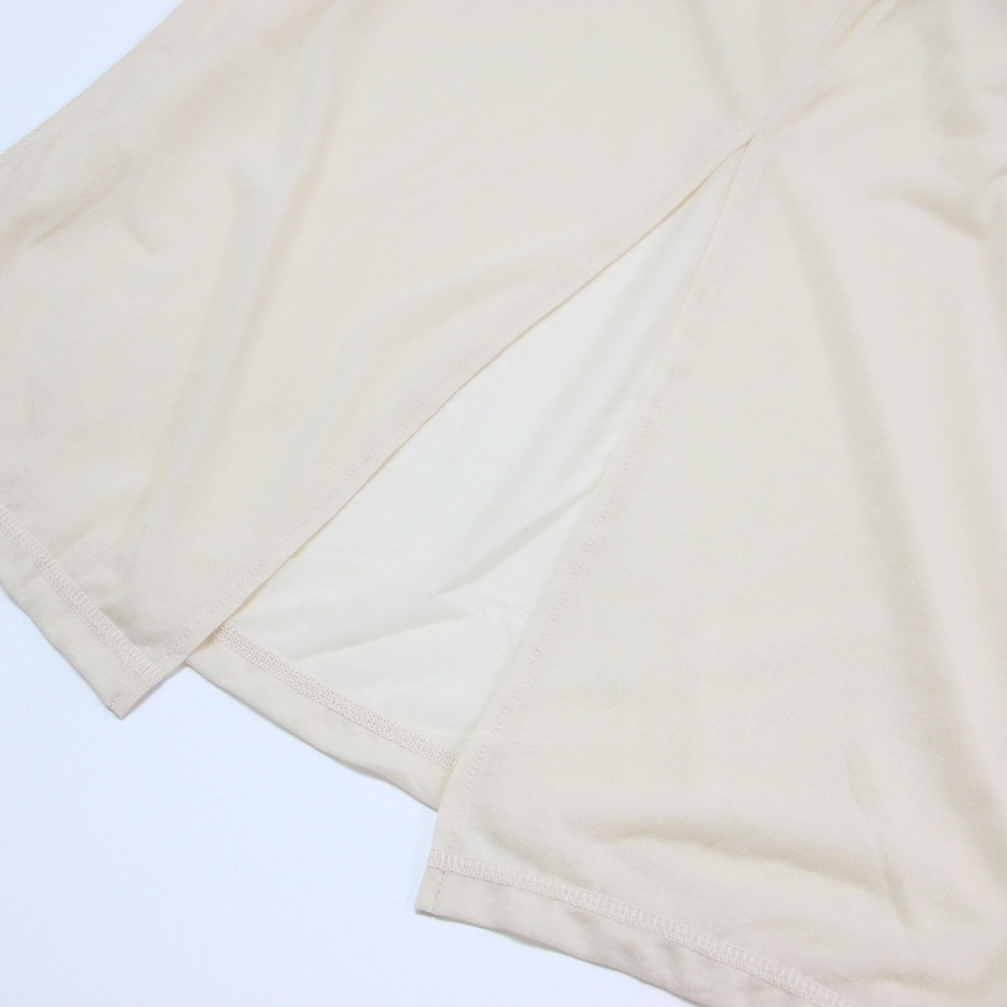 × FRAMeWORK 別注 25秋冬 シアー スカート / ロング カットソー素材 Iライン コットン