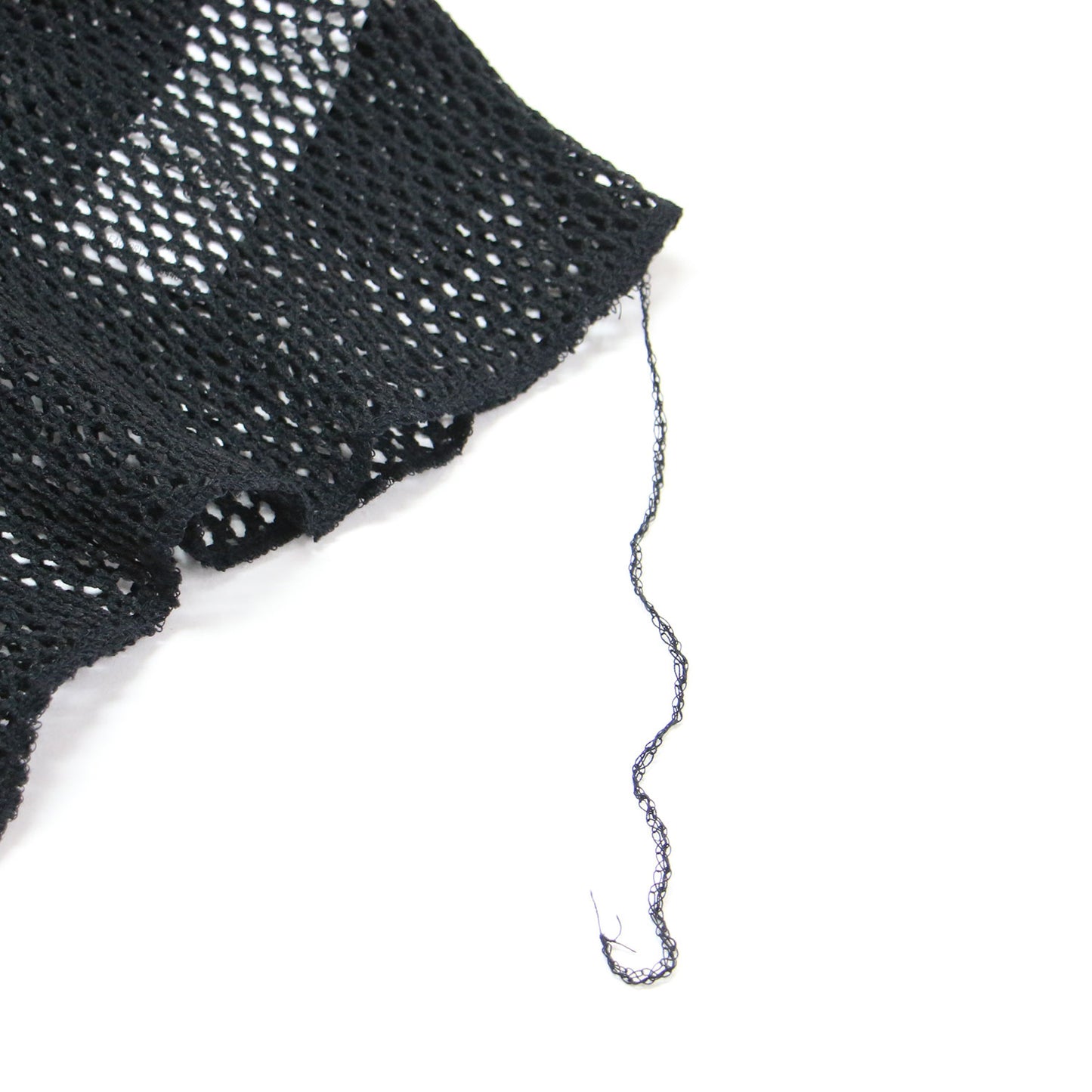 25春夏 コットン ポリエステル メッシュ タンクトップ / COTTON POLYESTER MESH TANK TOP プルオーバー ショート丈