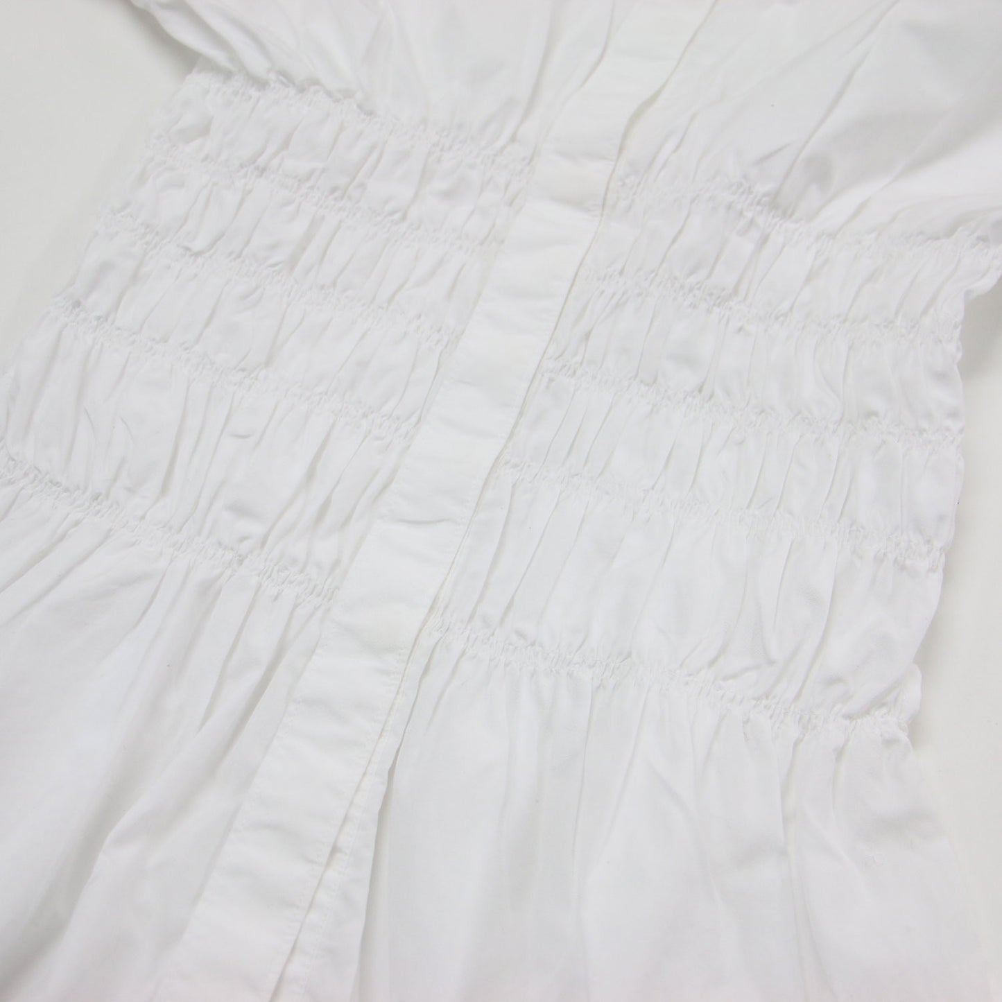 23秋冬 シャーリング 長袖 シャツ / ブラウス コットン