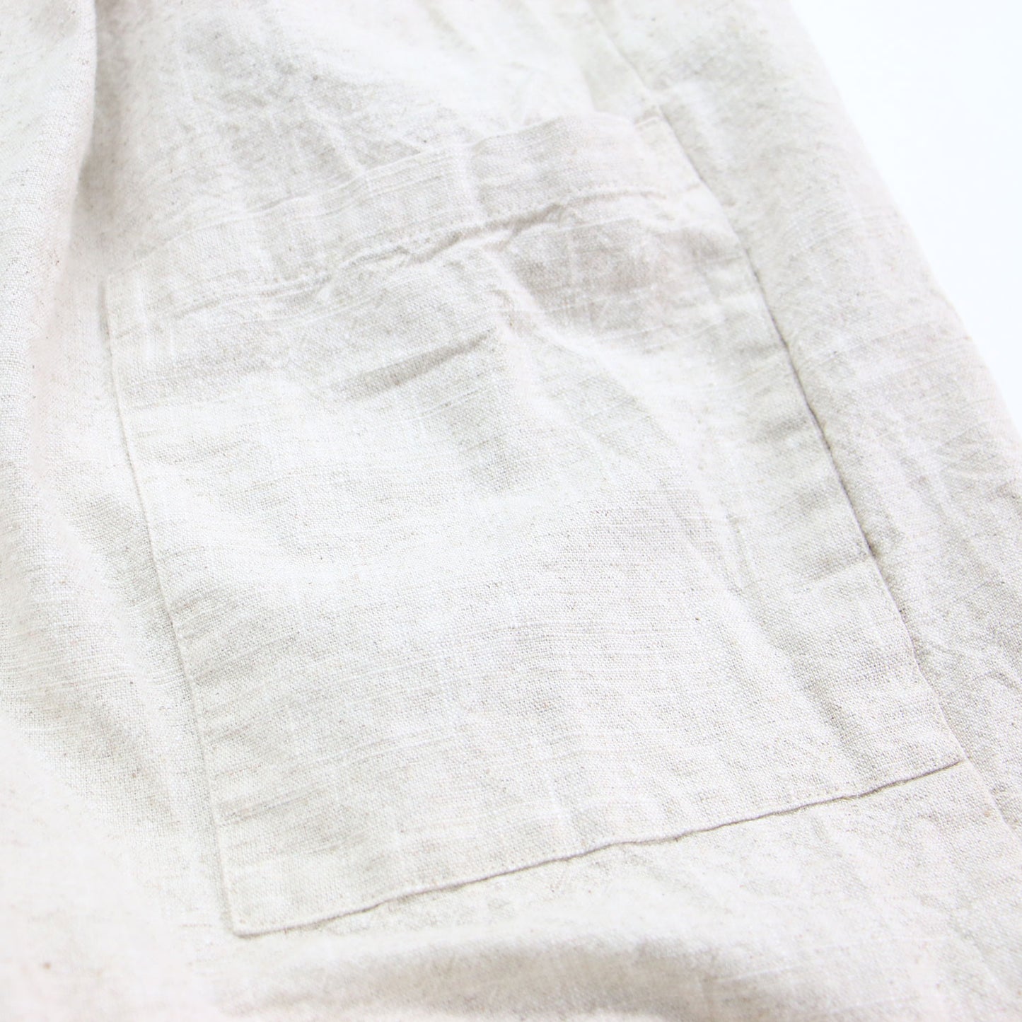 24春夏 Freada 麻混 ワイド サロペット / オーバーオール パンツ ギャザー Aライン