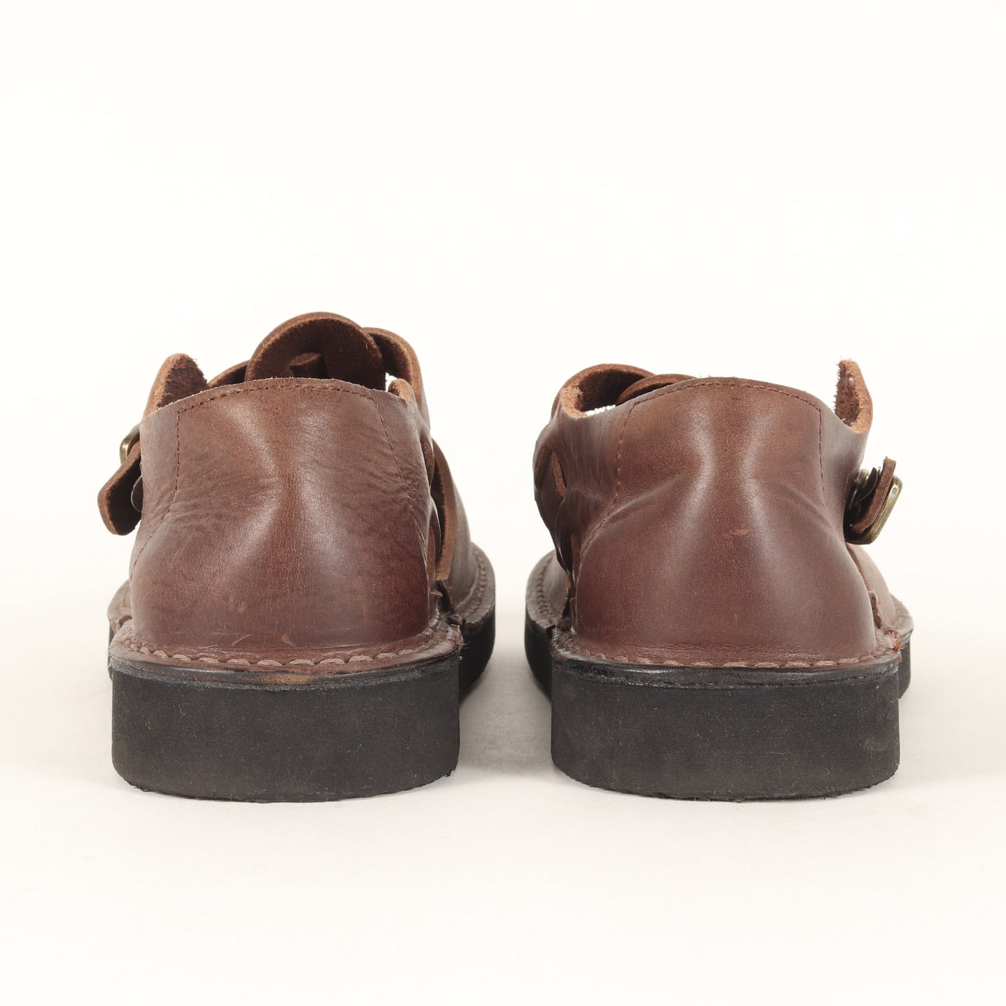 オイルレザー ストラップ シューズ / GUNA 靴 メリージェーン フラット オブリーク