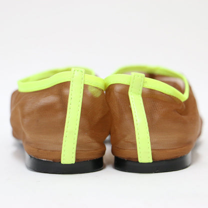 25春夏 シアー ギャザー フラット シューズ / Sheer Gather Flatshoes 靴 パンプス スクエアトゥ チュール