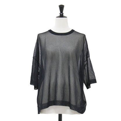 23春夏 シアー 半袖 ニット / Sheer T-shirt プルオーバー クルーネック