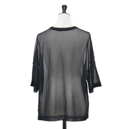 23春夏 シアー 半袖 ニット / Sheer T-shirt プルオーバー クルーネック