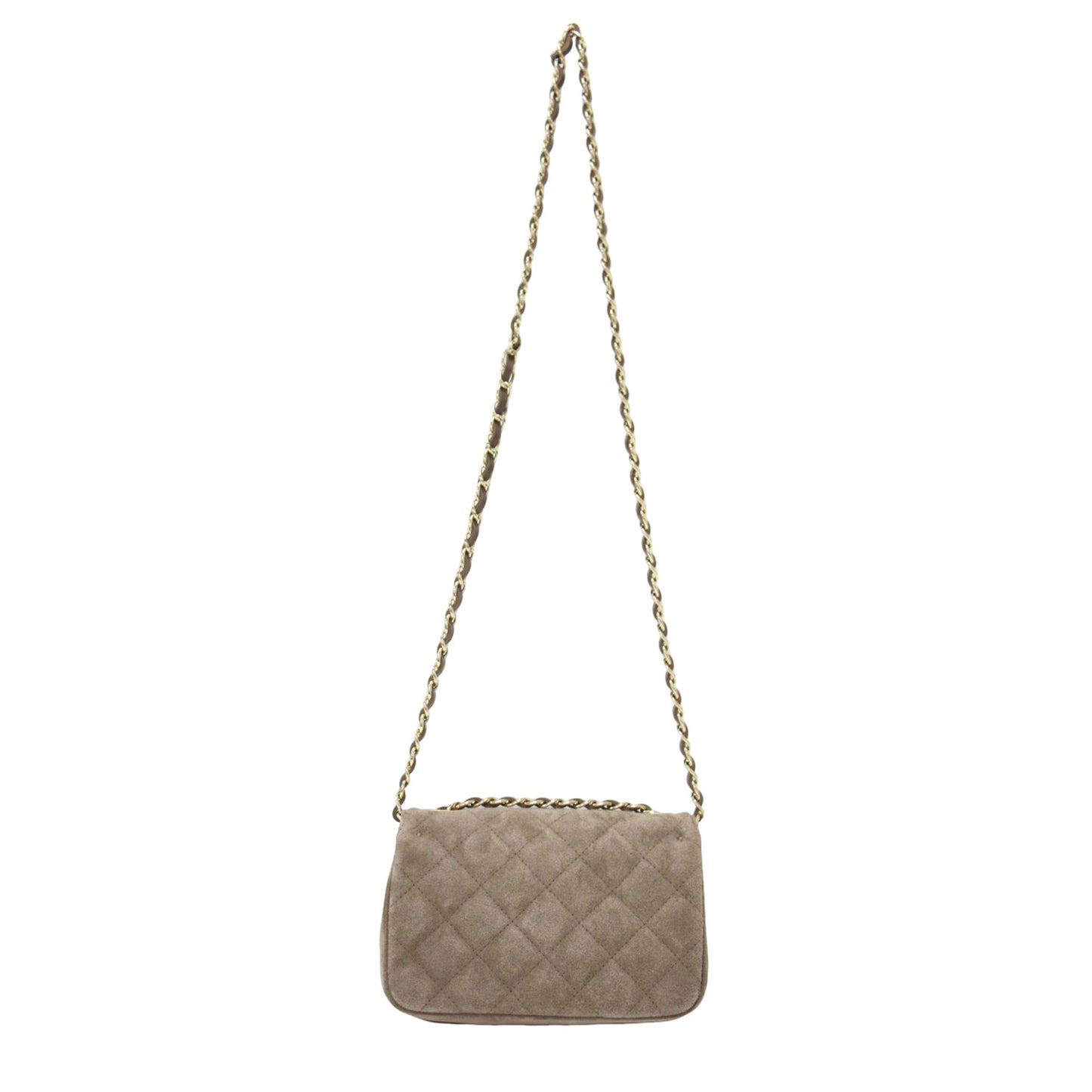 25春夏 スエード チェーン バッグ / CHAIN BAG ショルダーバッグ クロスボディ 肩掛け フラップ 本革