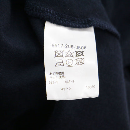 テンジク バックギャザー カットソー / Tシャツ プルオーバー ショート丈 半袖 クルーネック コットン