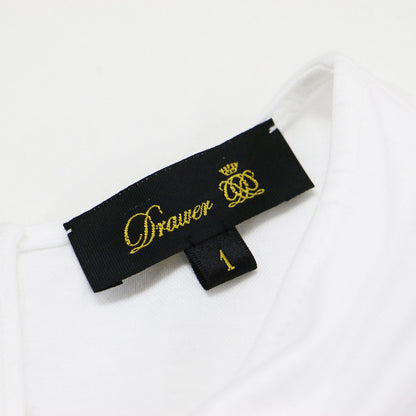 アシンメトリーヘム フレア ショートスリーブ / Tシャツ 半袖 クルーネック