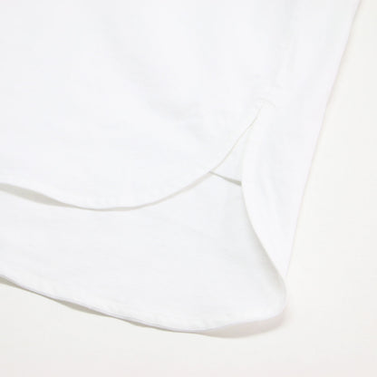 ヘムラウンドロンT / Tシャツ カットソー 長袖 クルーネック コットン