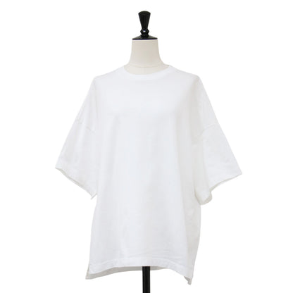 クルーネック オーバーサイズ 半袖 Tシャツ / カットソー ショートスリーブ コットン