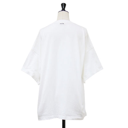クルーネック オーバーサイズ 半袖 Tシャツ / カットソー ショートスリーブ コットン