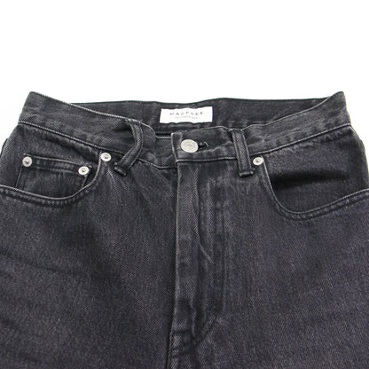 22春夏 コットン ブラックデニム ブーツカット パンツ / デニムパンツ フレア