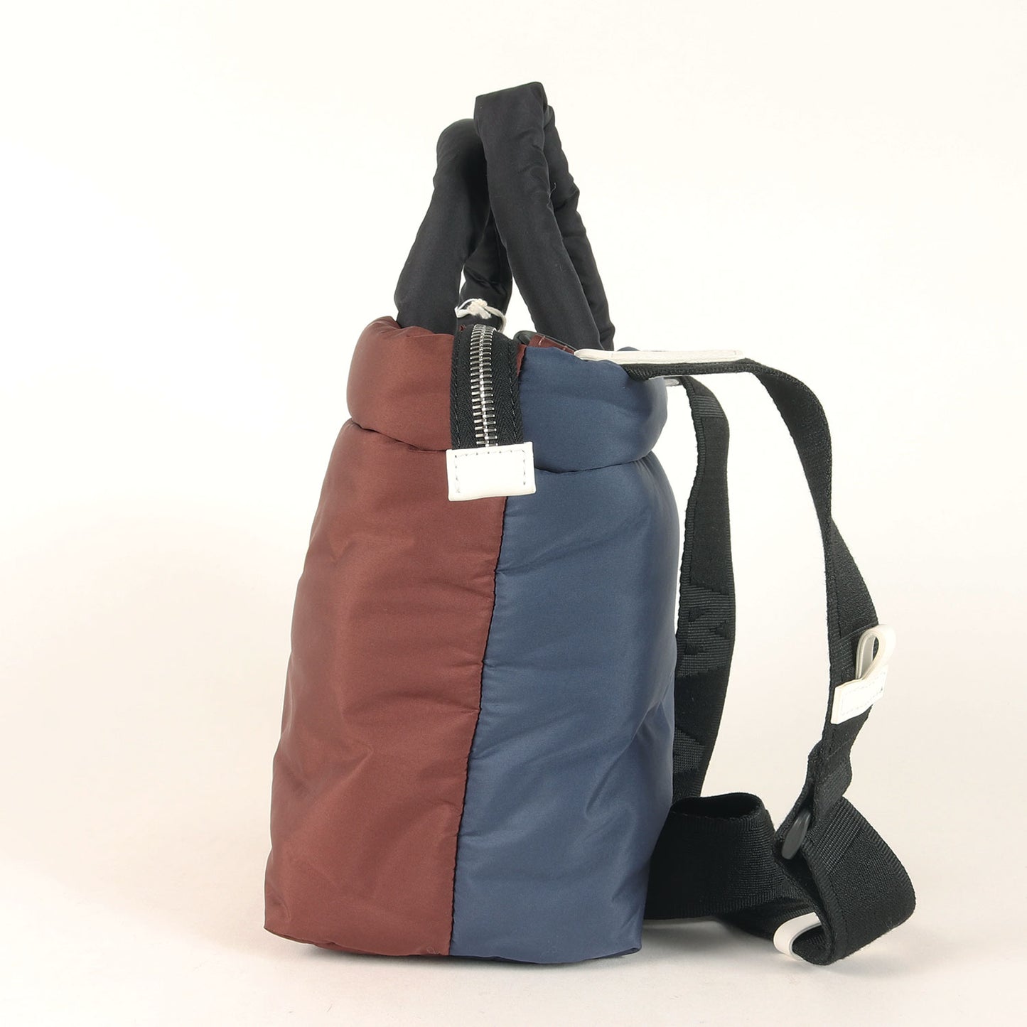 パフ トートバッグ / PUFF ハンドバッグ ショルダー 2WAY 肩掛け 斜め掛け 配色