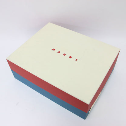メリージェーン フラットシューズ / 厚底 ストラップ チャンキーヒール ロゴ 牛革