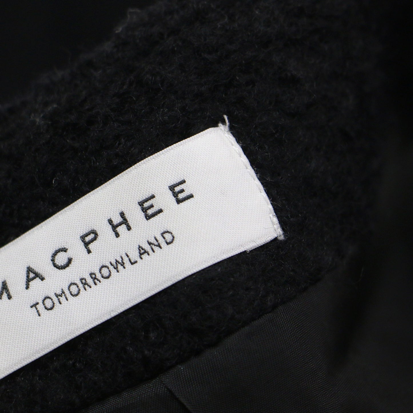 23秋冬 シープ パイル クルーネック ジレ / ベスト ロング ノーカラ ウール フェイクレザー