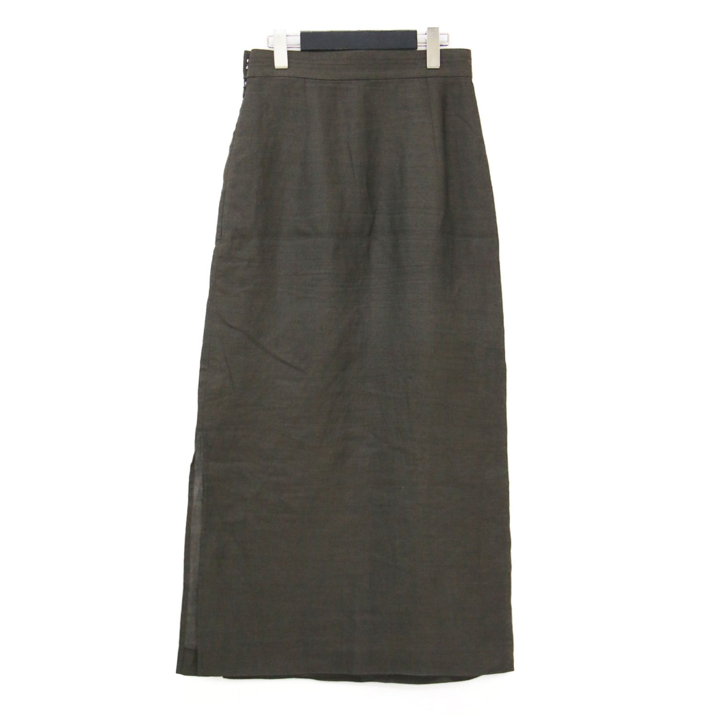 25春夏 ラミー マキシ スカート / ロング ラップ Iライン スリット