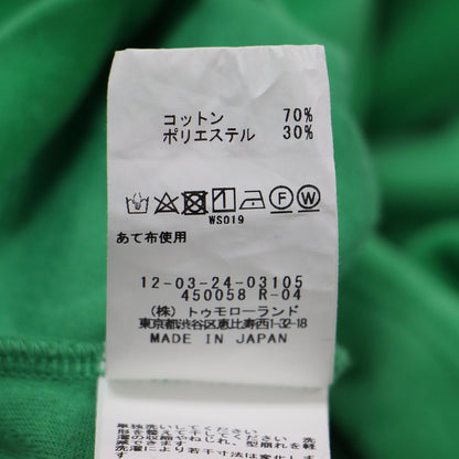 22秋冬 コットン ポリエステル ベロア クルーネック カーディガン / ショート丈 長袖 スナップボタン