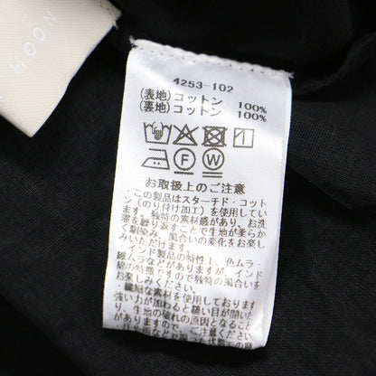 25秋冬 シアー スターチドコットン ギャザー ドレス / sheer starched cotton gather dress ワンピース ロング ノースリーブ