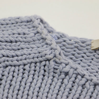 25春夏 コットン テープヤーン プルオーバー / COTTON TAPE YARN ニット クルーネック 長袖