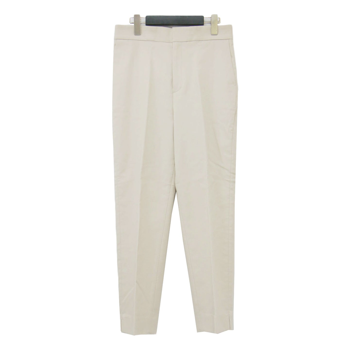 22春夏 ストレッチ コットン テーパード パンツ / スラックス センタープレス スリット