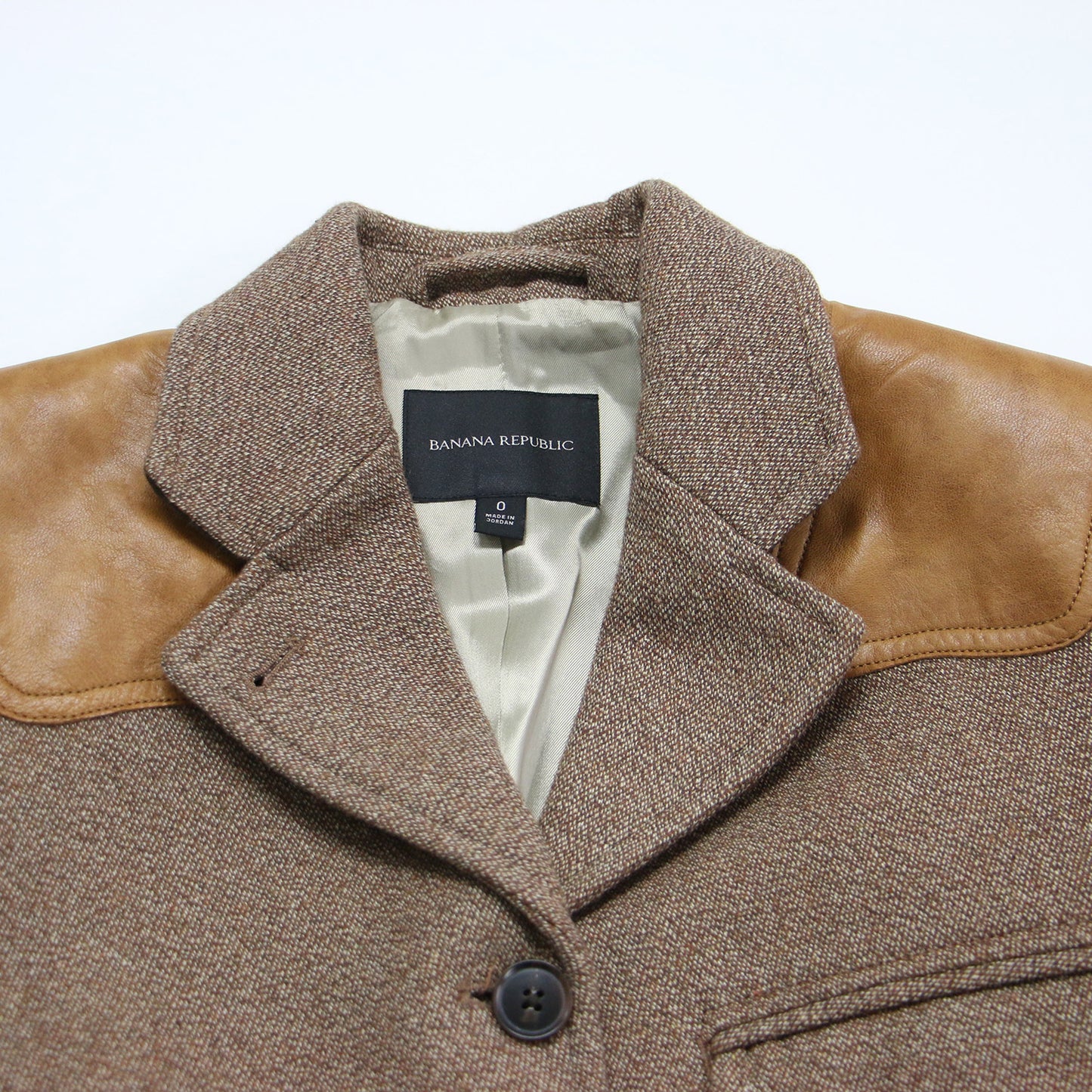 23春夏 レザーパッチ付き ライディング ジャケット / Riding Jacket with Leather Patches テーラードジャケット コットン 羊革