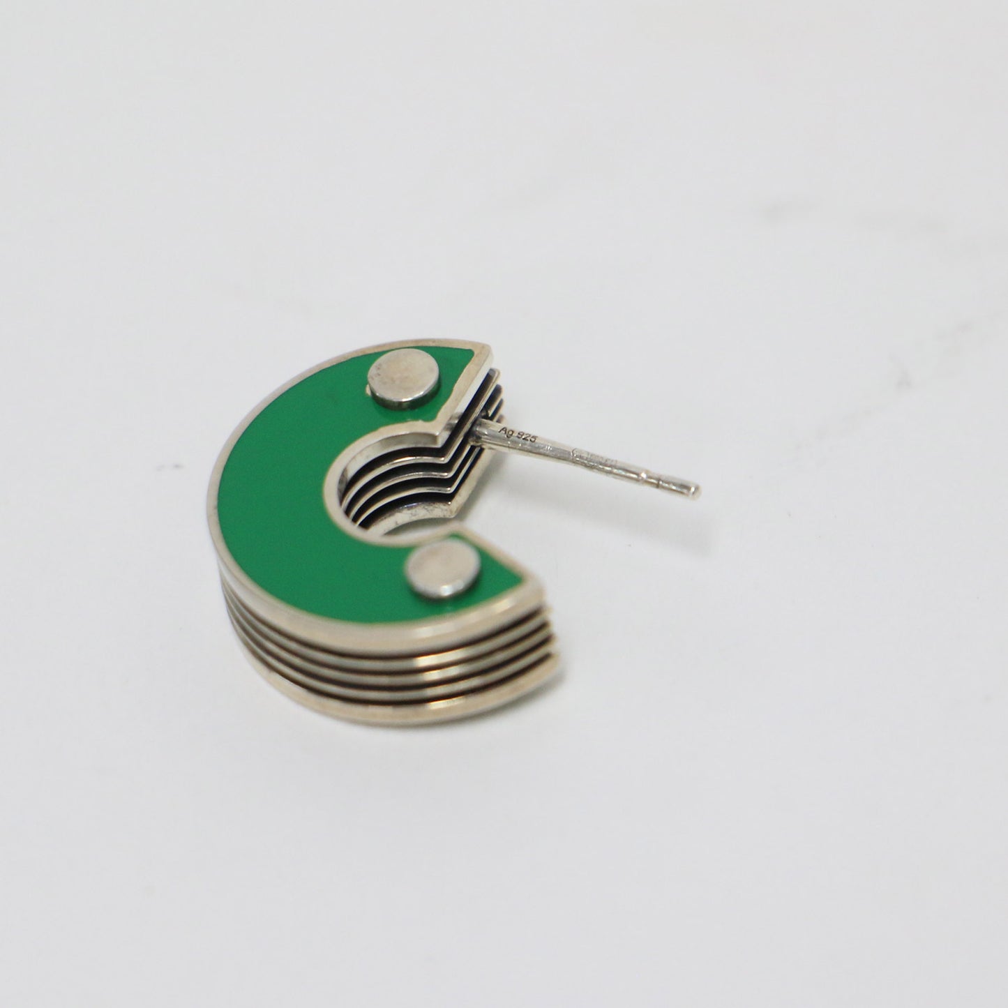 ボルト ミニ フープ ピアス / 両耳用 SV925