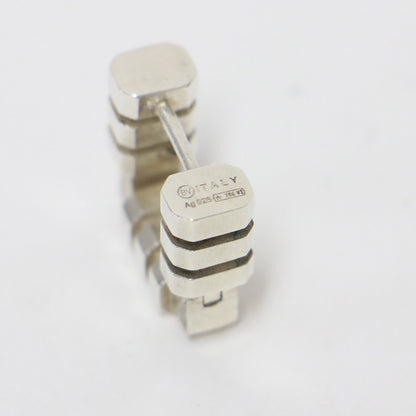 ブリック フープ ピアス / BRICK 両耳用 スクエア SV925