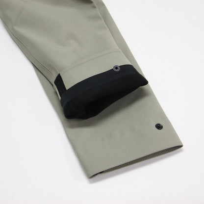 25秋冬 ソフトシェル Aライン レイン コート / SUVA VISON SOFTSHELL ALINE W ジャケット ロング スタンドカラー フード付き