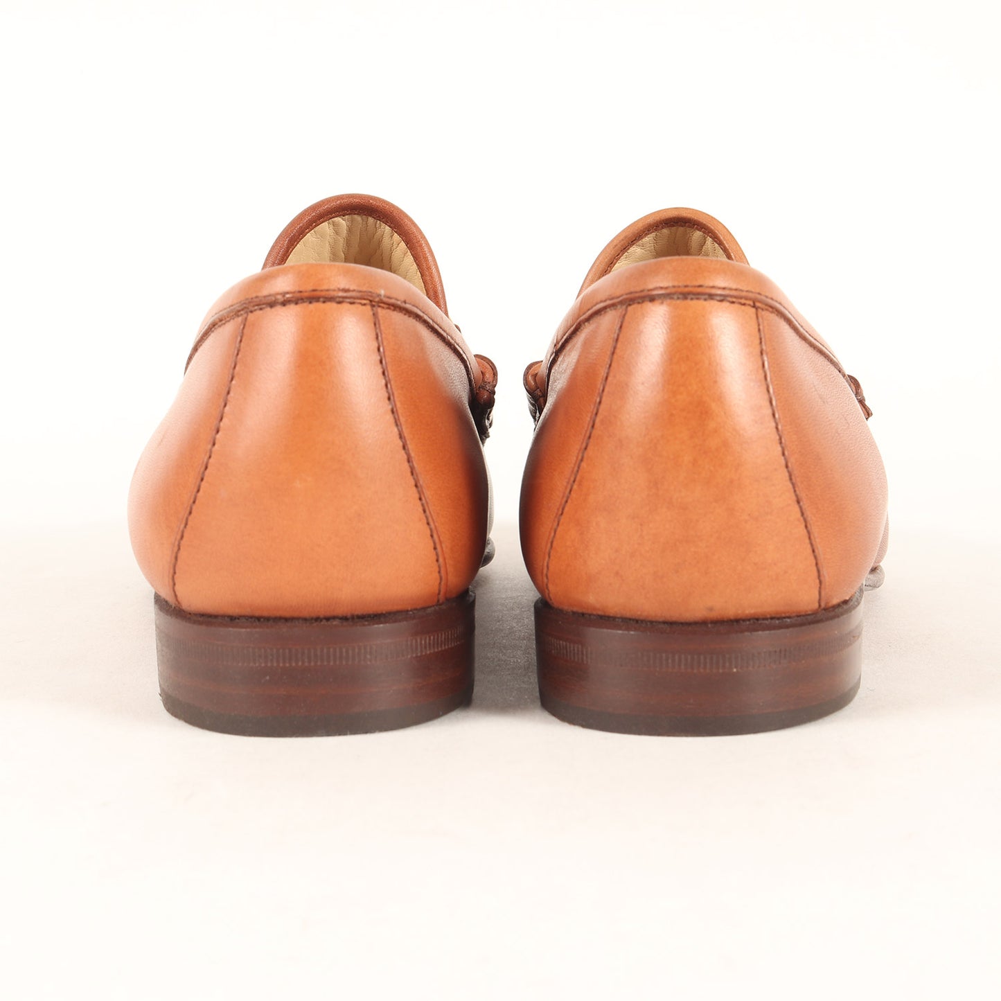 ホースビット ローファー / スリッポン フラット レザー ヴィンテージ