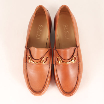 ホースビット ローファー / スリッポン フラット レザー ヴィンテージ