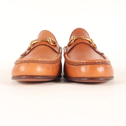 ホースビット ローファー / スリッポン フラット レザー ヴィンテージ