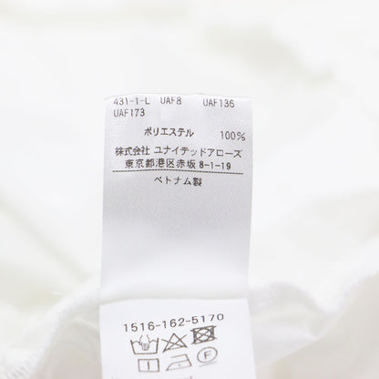 23春夏 ティアード ギャザー ノースリーブ ブラウス / プルオーバー ラウンドネック ジャガード 凹凸 バックファスナー