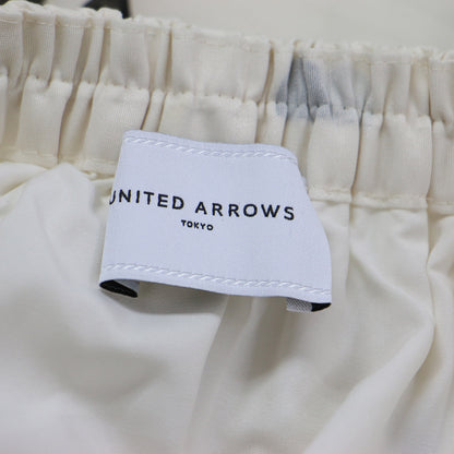 24秋冬 オーガンジー プリント プリーツスカート / ロング丈 ウエストゴム フレア ドット