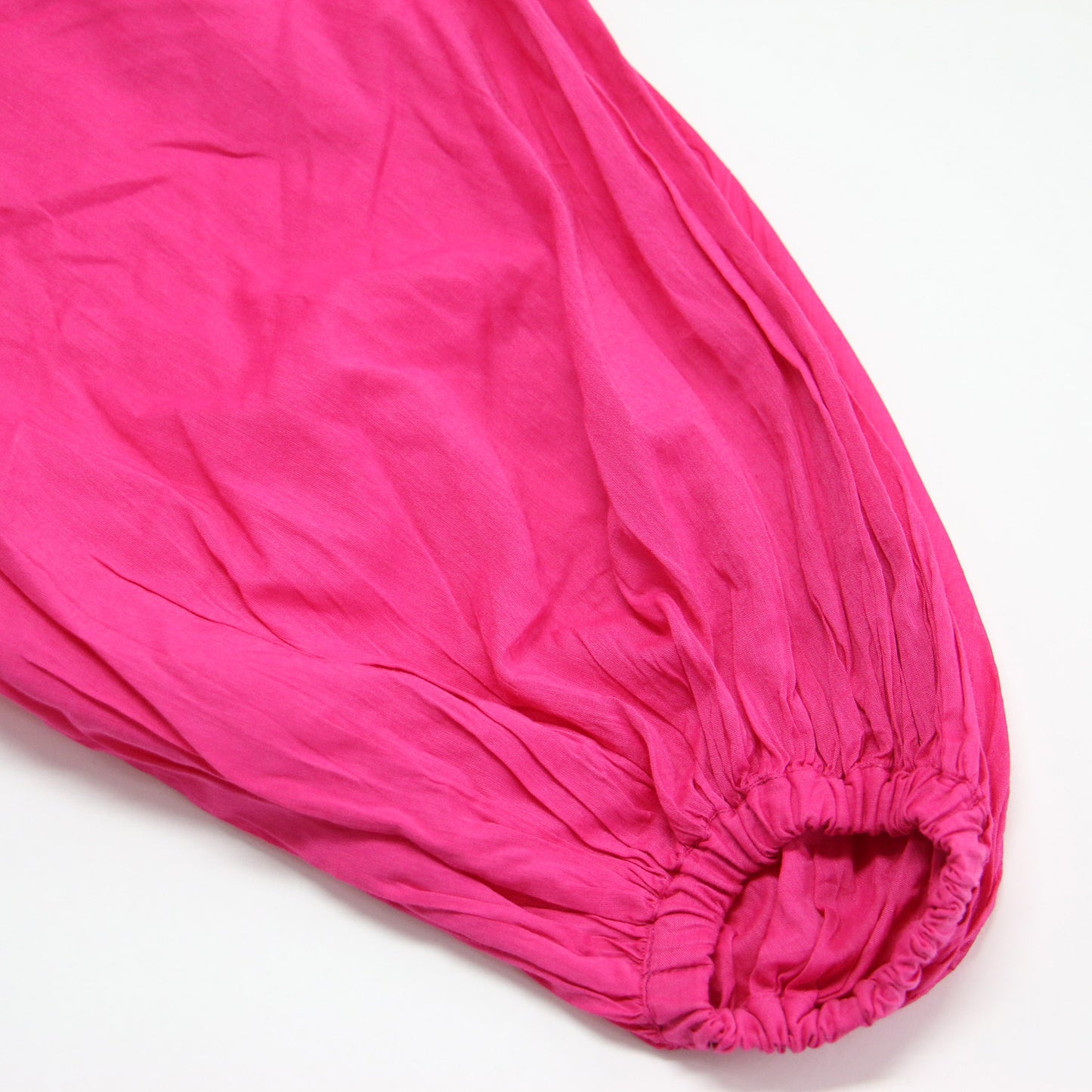 24春夏 ボリュームスリーブ チュニック ブラウス / プルオーバー 長袖 ギャザー リボン ステッチ