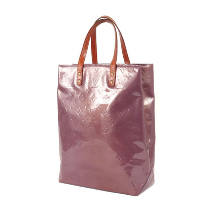 モノグラム ヴェルニ リード MM トートバッグ / ハンドバッグ 総柄 エナメル レザー