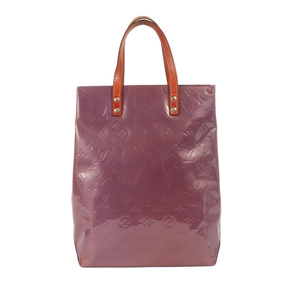 モノグラム ヴェルニ リード MM トートバッグ / ハンドバッグ 総柄 エナメル レザー