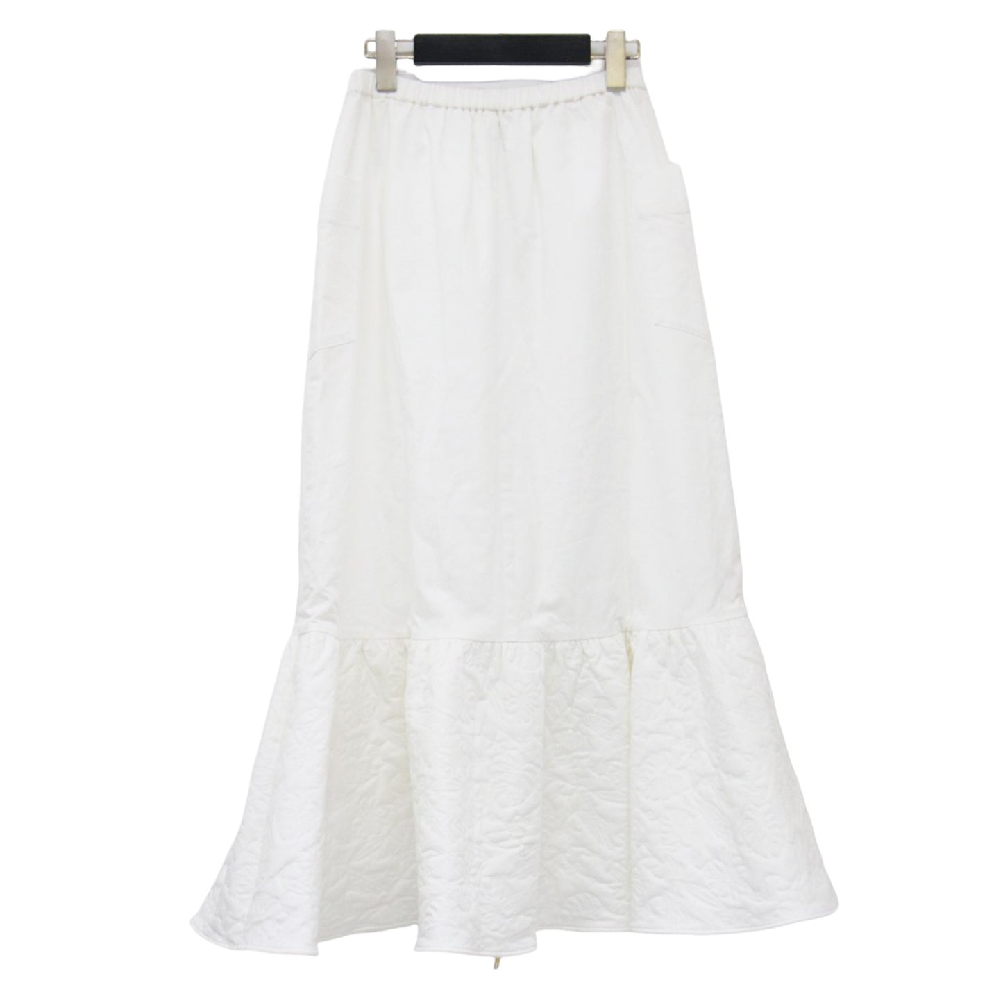 サファリ キルティング マーメイド スカート / ロングスカート 刺繍