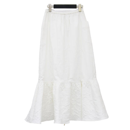 サファリ キルティング マーメイド スカート / ロングスカート 刺繍