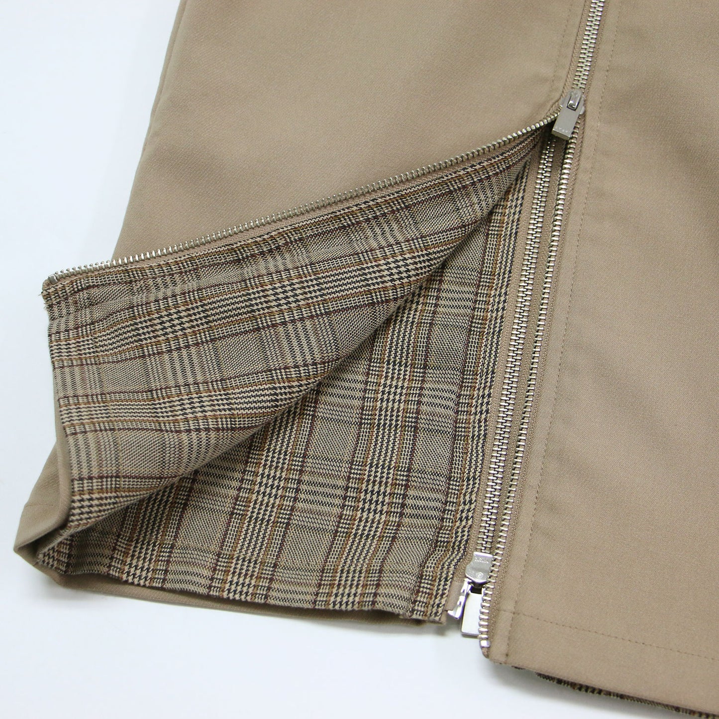 VINTAGE × STUDIOUS 別注 2WAY コンビニエンスパンツ / ワイドパンツ タイトスカート Aライン チェック柄 ハイウエスト