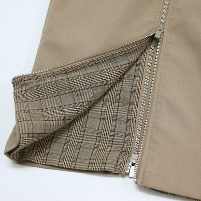 VINTAGE × STUDIOUS 別注 2WAY コンビニエンスパンツ / ワイドパンツ タイトスカート Aライン チェック柄 ハイウエスト