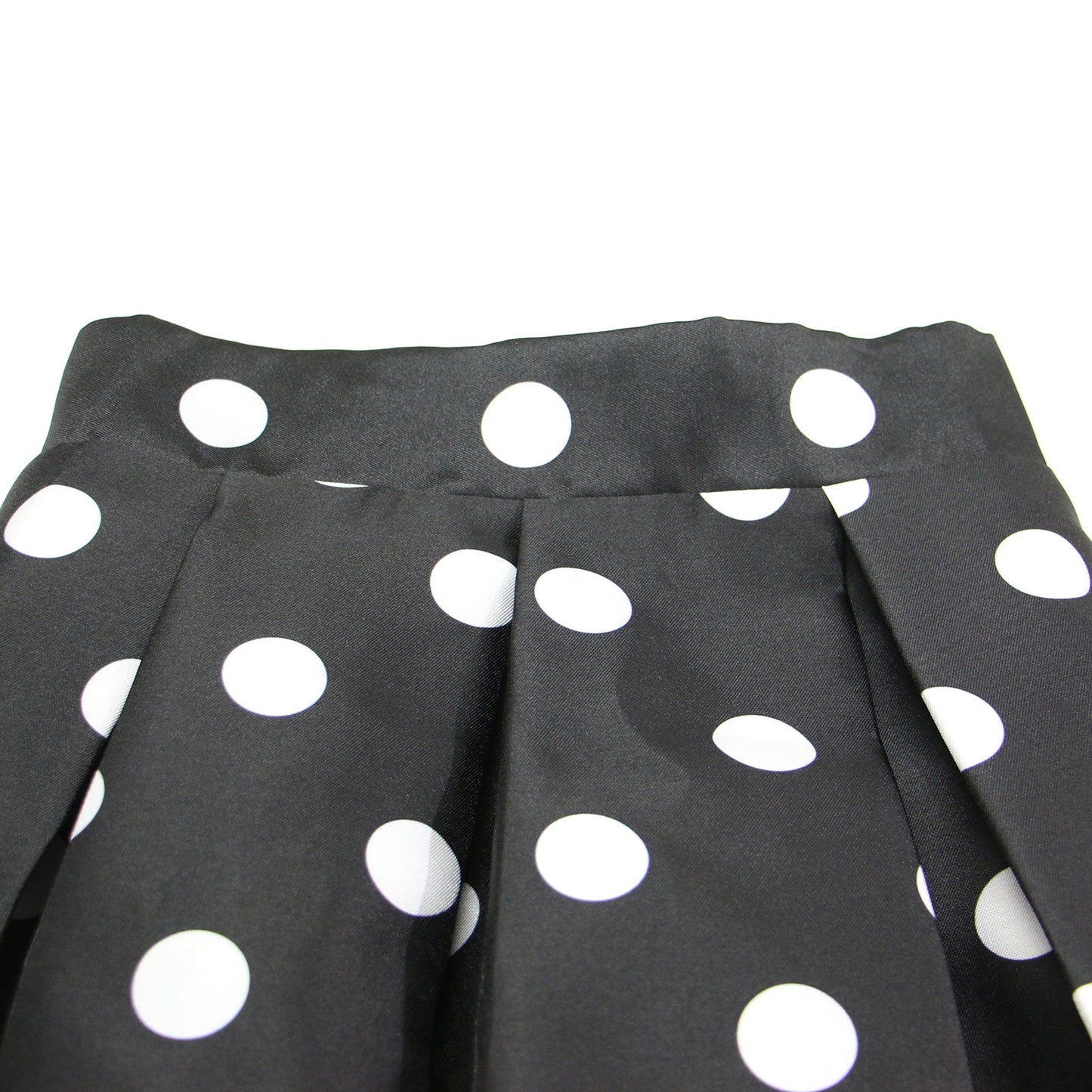 ドット フレアスカート / ロング丈 Aライン タック