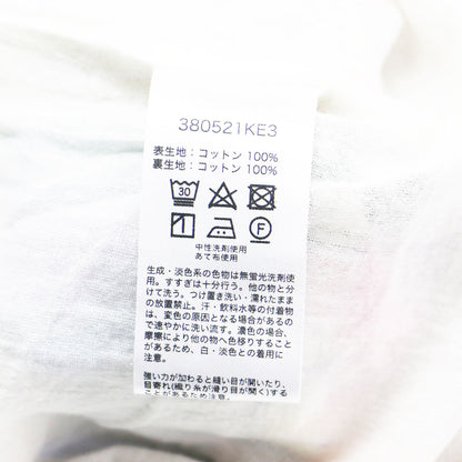 22春夏 コットンボイル チェック ワンピース / ノースリーブ キーネック マキシ丈 総柄 ギャザー ワイド コットン