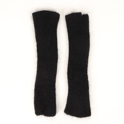 モヘヤ ニット アームウォーマー / MOHAIR KNIT ARM WARMER アームカバー ウール