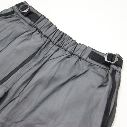 21春夏 メディ シアー トレンチスカート / MEDI SHEER TRENCH SKIRT ロングスカート フレア Aライン スリット コットン