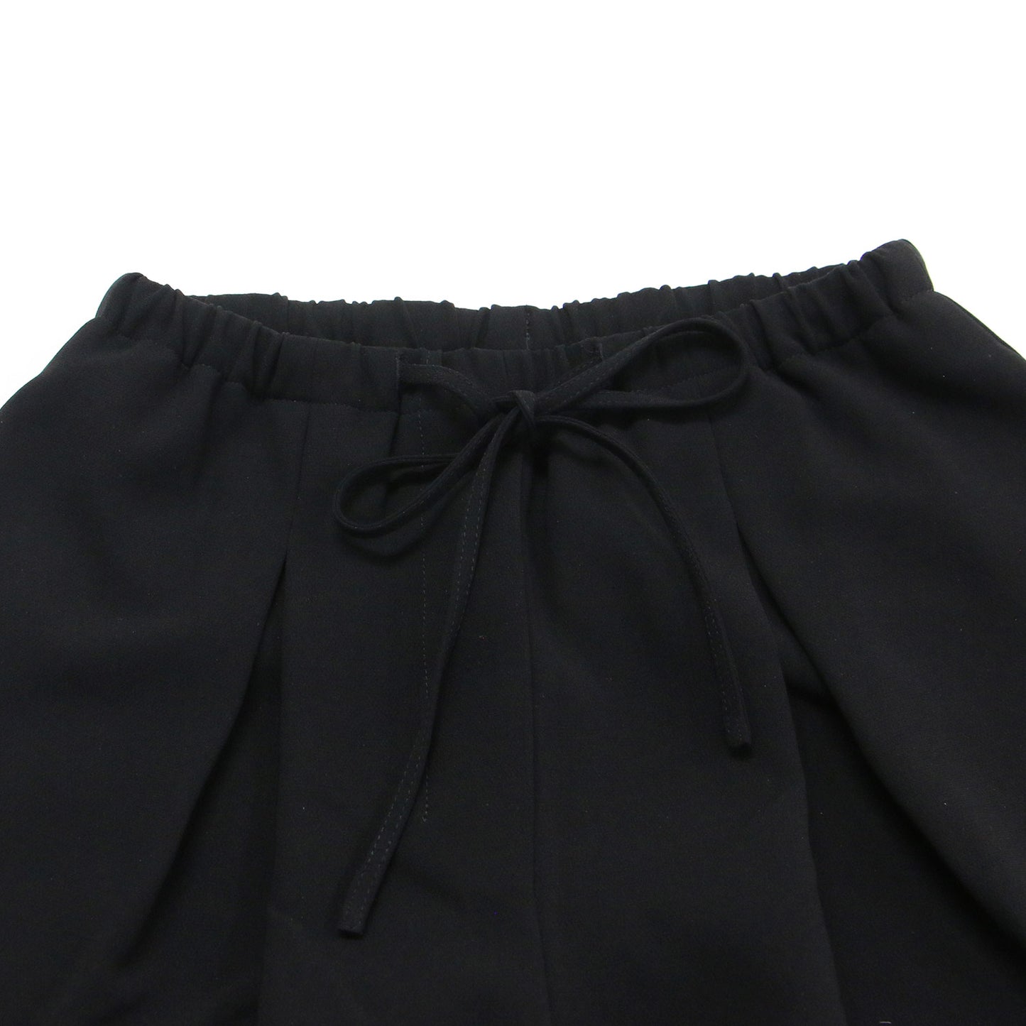 25春夏 クレープ プリーツ カジュアル パンツ / Admiral Crepe PLT Casual PNT ストレートシルエット ウエストゴム フラップポケット