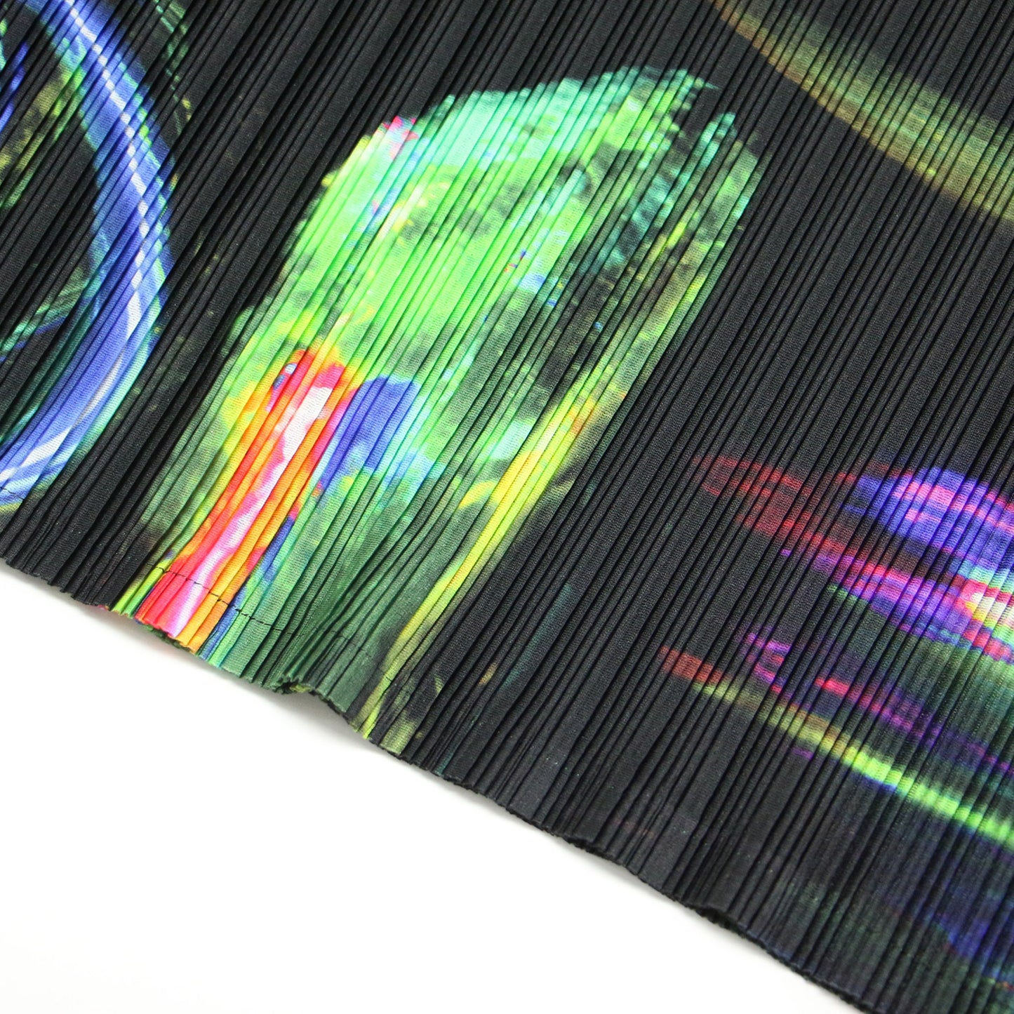 24秋冬 スペース柄 リブ カットソー / SPECTRUM RIB プルオーバー 長袖 ハイネック コンパクト 総柄