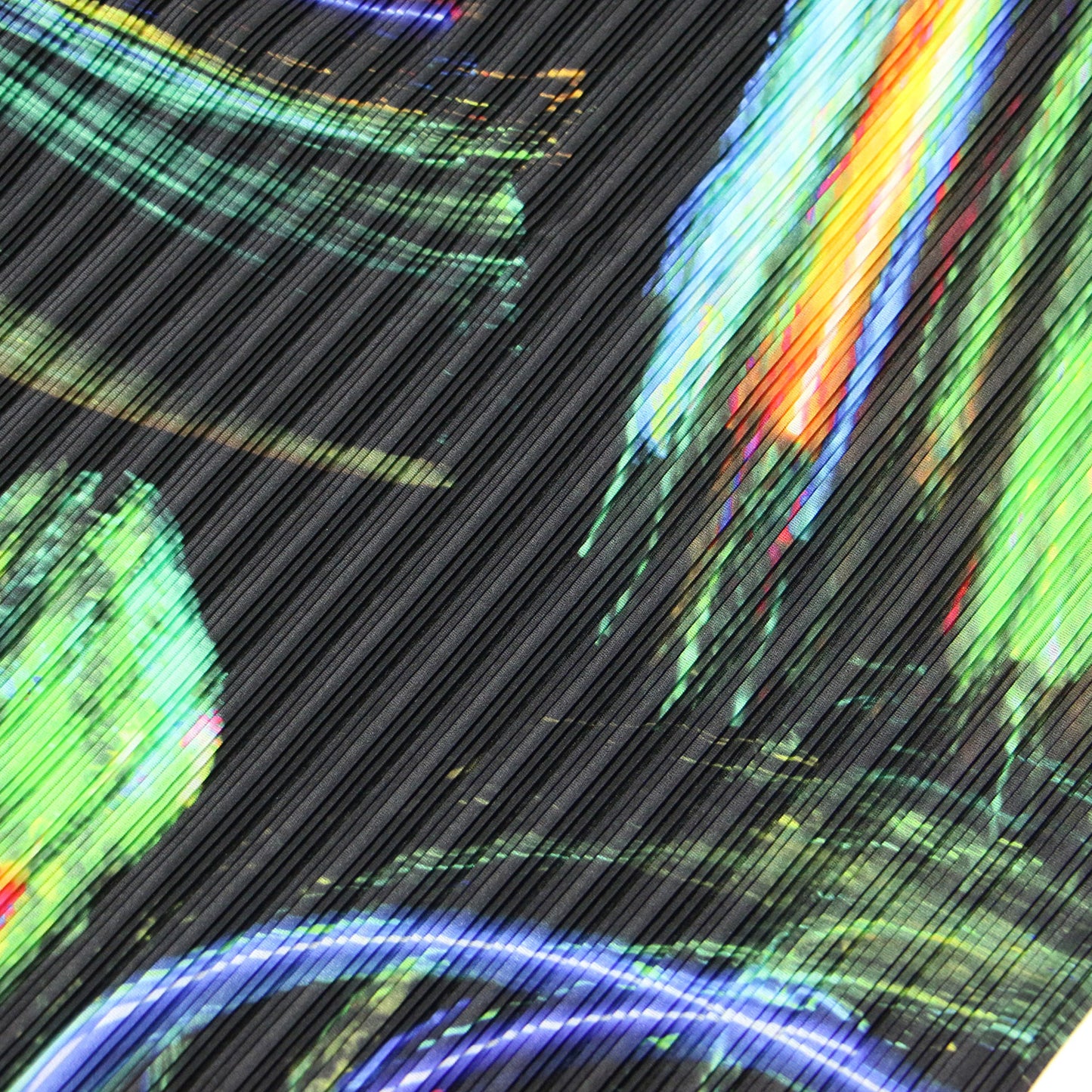 24秋冬 スペース柄 リブ カットソー / SPECTRUM RIB プルオーバー 長袖 ハイネック コンパクト 総柄