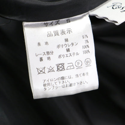 フリル チェック ロングワンピース / ドレス 長袖 クルーネック ロング丈 フレア リボン コットン