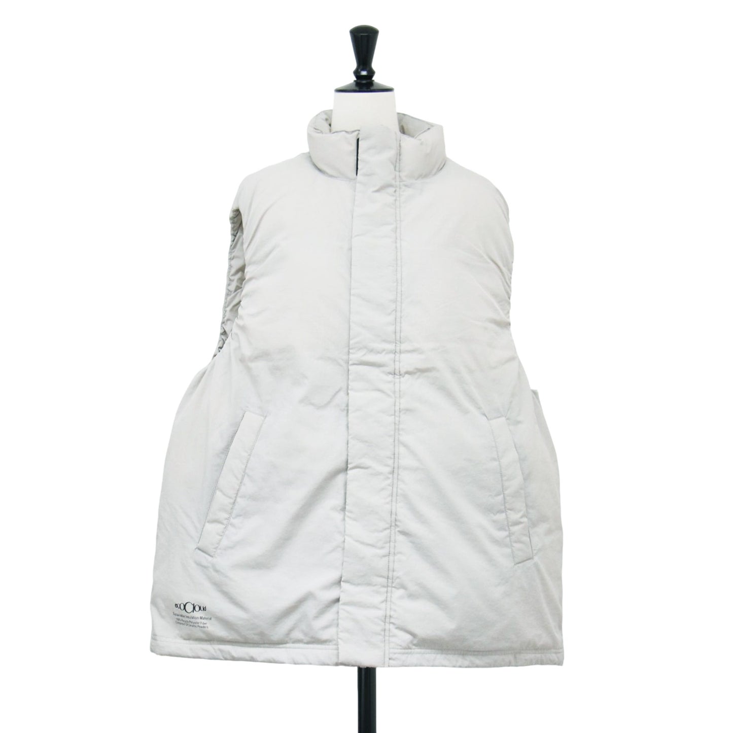 24秋冬 ボリューム スタンドカラー パデット ベスト / ECO CLOUD PADDED 中綿 バルーンシルエット
