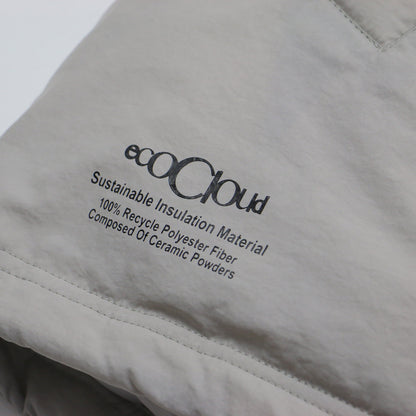 24秋冬 ボリューム スタンドカラー パデット ベスト / ECO CLOUD PADDED 中綿 バルーンシルエット